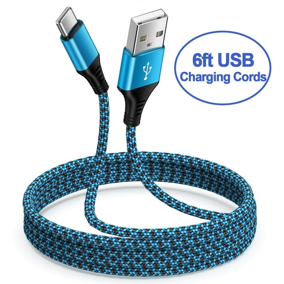 Ailkin USB C Cable 6ft, Type C to USB A Charger Cord for