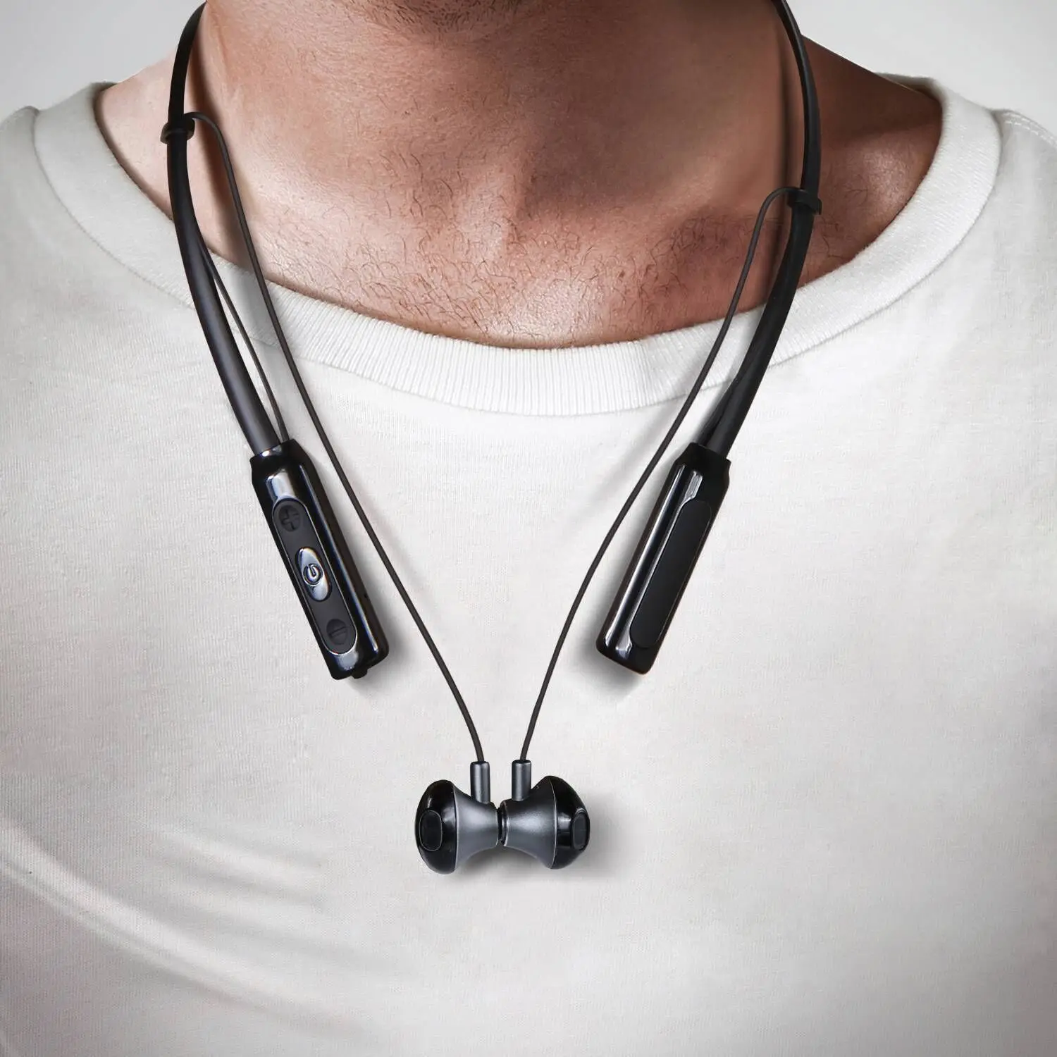 Neckband bluetooth headphones for iphone - iopyes